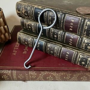 antique metal hook for buttoning shoes and boots - button hook